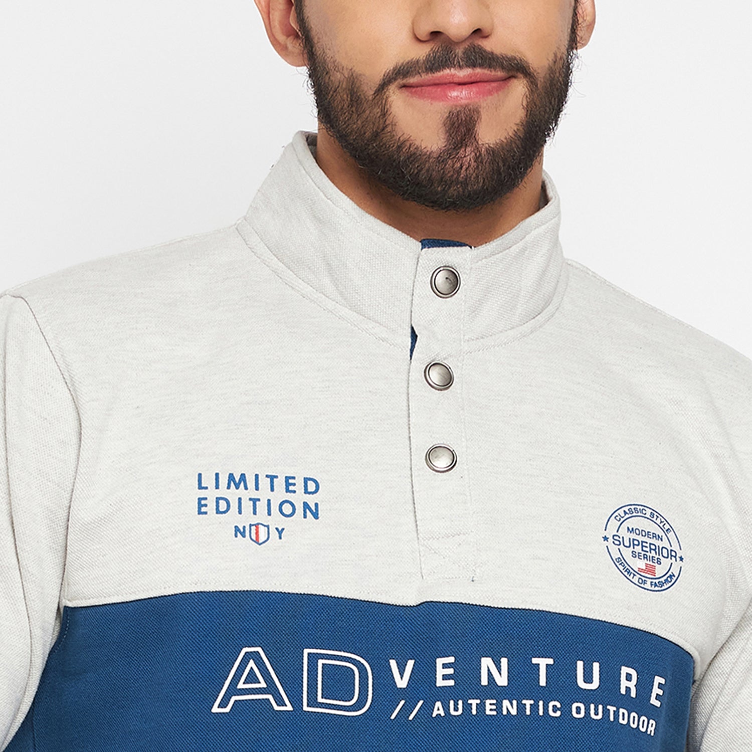 Duke Urban Men High Neck Sweatshirt (LF6131)