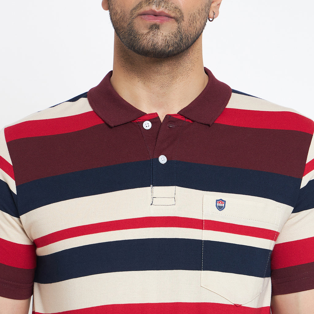 Duke Stardust Men Half Sleeve Cotton T-shirt (MLF1119)