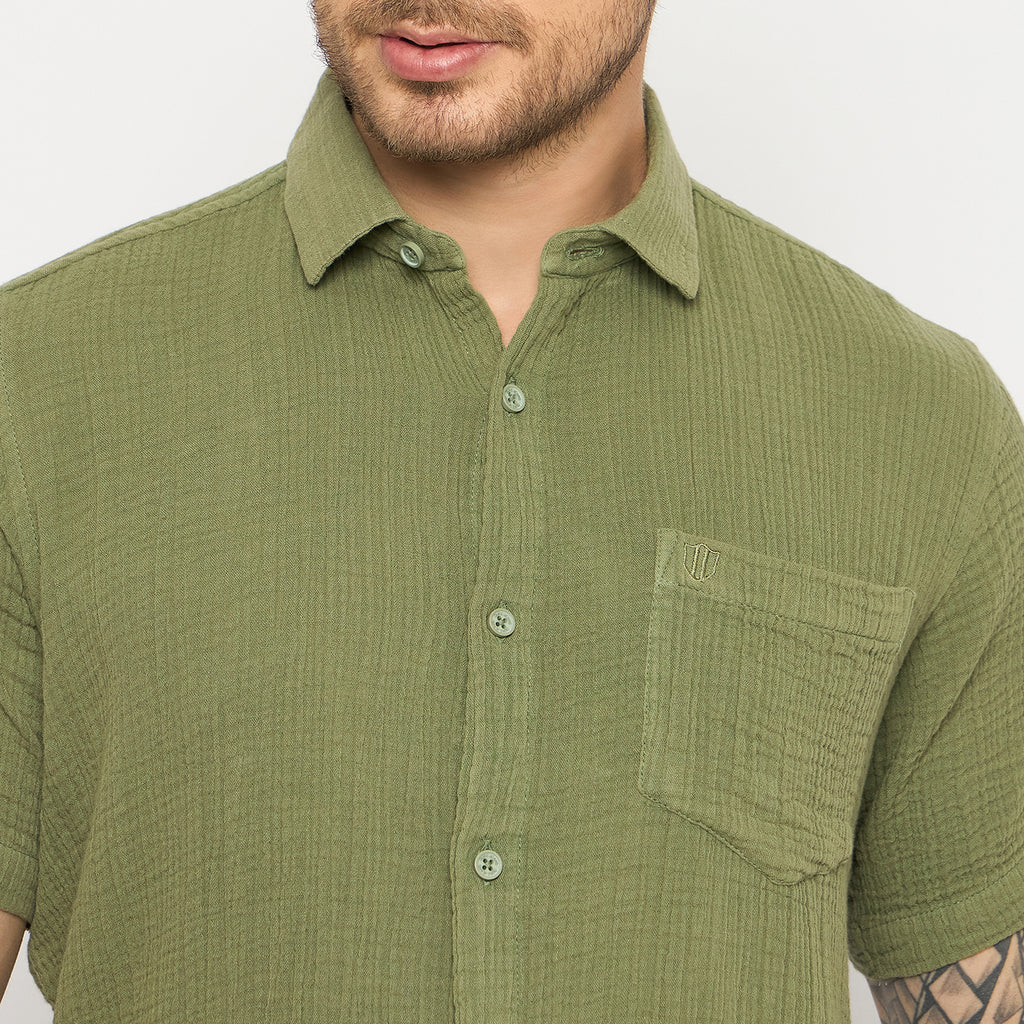 Duke Urban Men Half Sleeve Cotton Shirt (SDO2PLA)