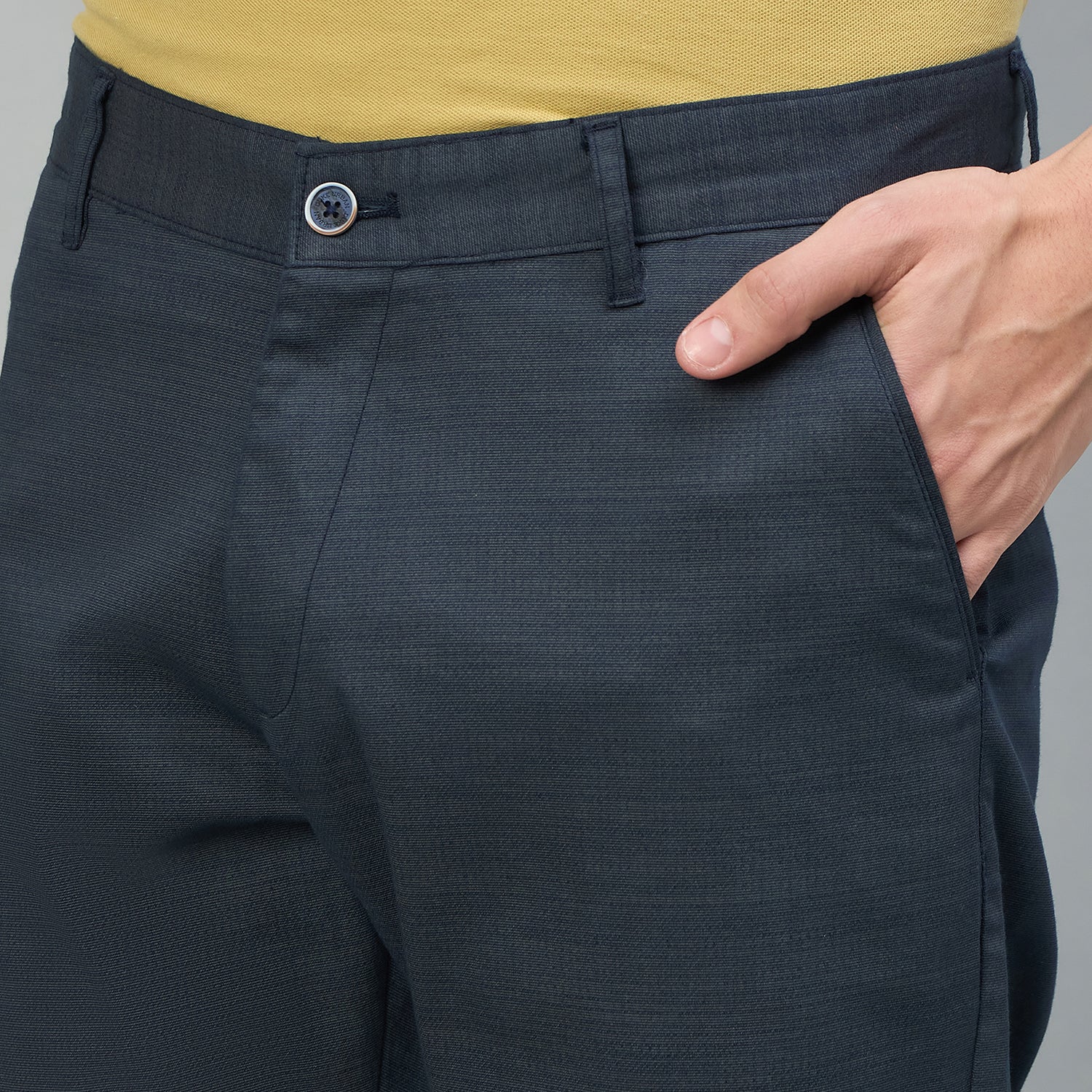 Duke Urban Men Flatfront Narrowfit Non-denim Casual Trouser (SDT4646)