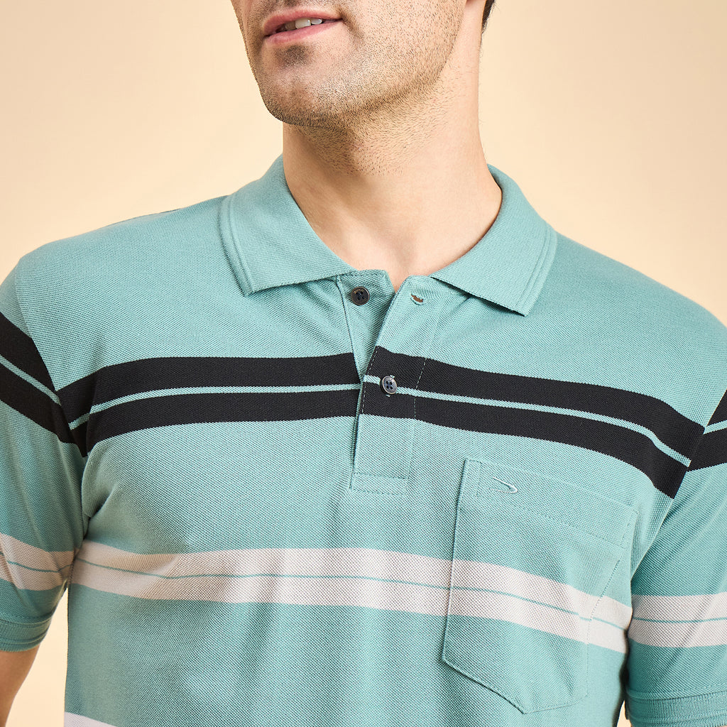 Duke Urban Men Half Sleeve Cotton Polo Tshirt (ON2089)