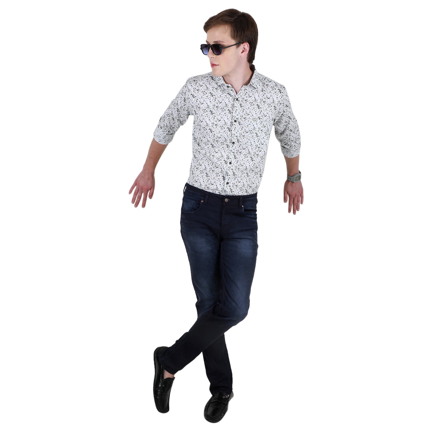 Duke Urban Men Full Sleeve Cotton Shirt (SDO6PRTI)