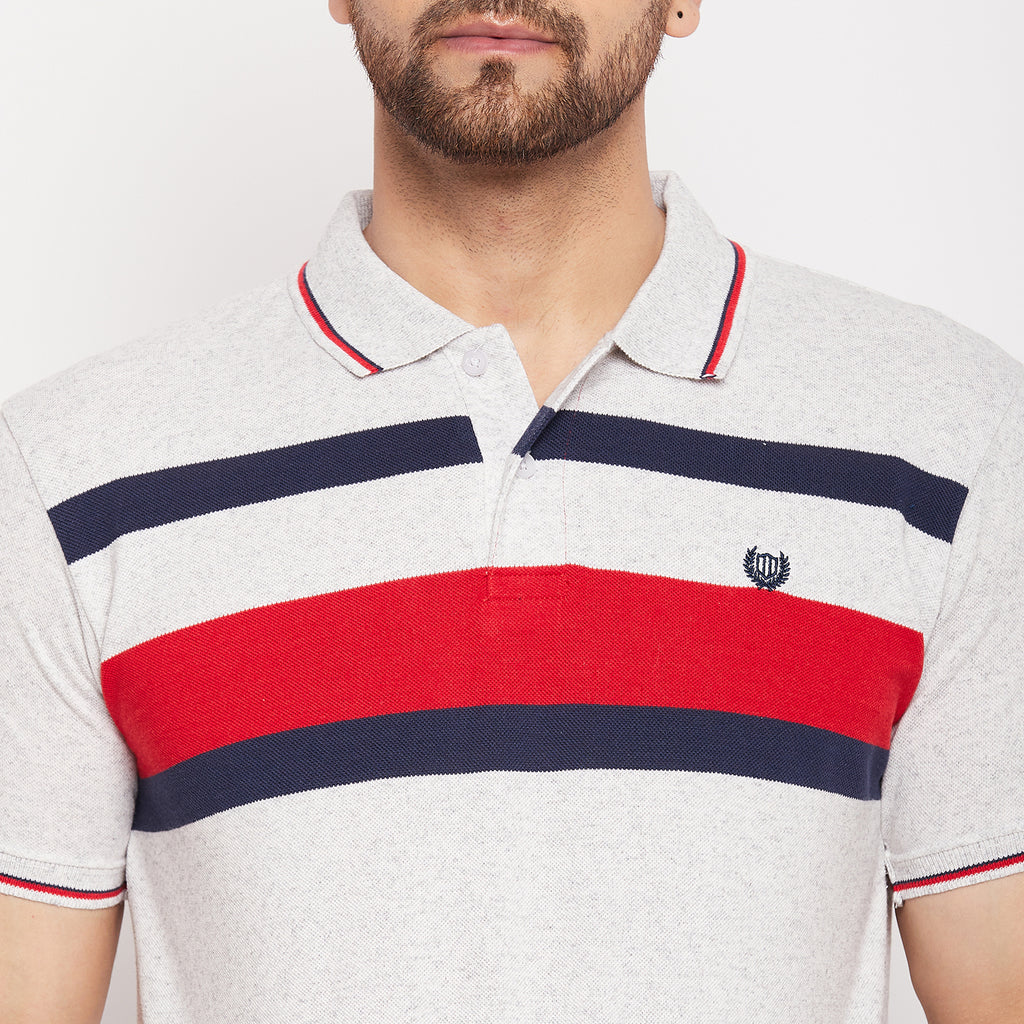 Duke Stardust Men Polo Neck Half Sleeve Cotton T-shirt (LF5719)