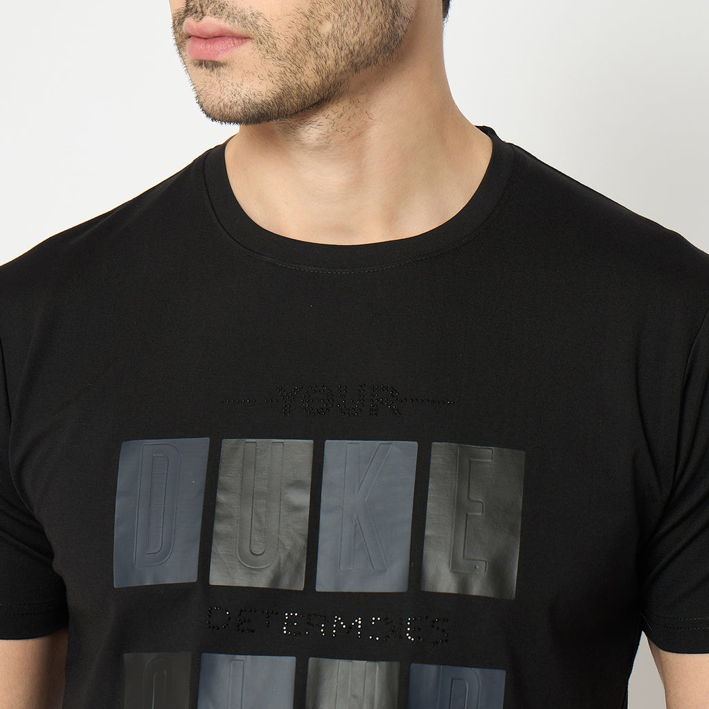 Duke Urban Men Half Sleeve Cotton Tshirt (LF7337S)