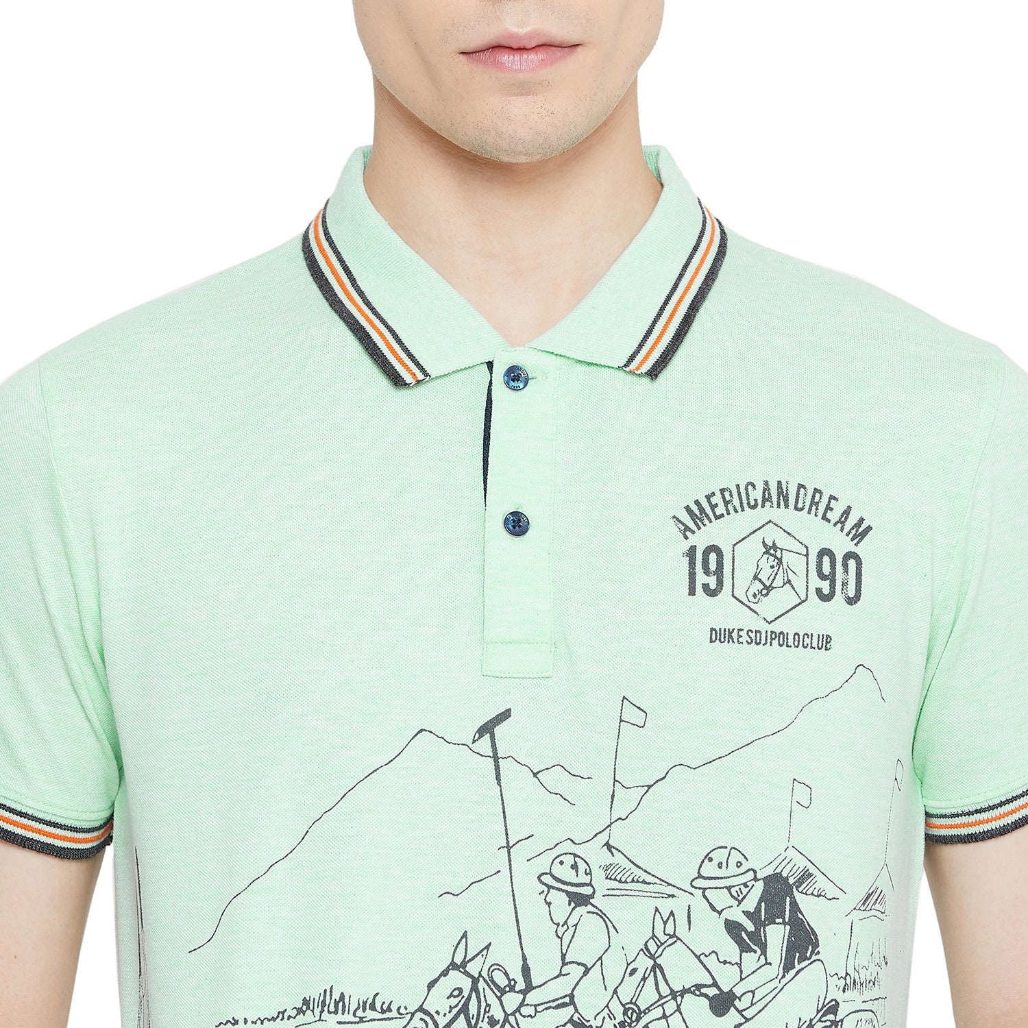 Duke Urban Men Half Sleeve Cotton T-shirt (LF4220)