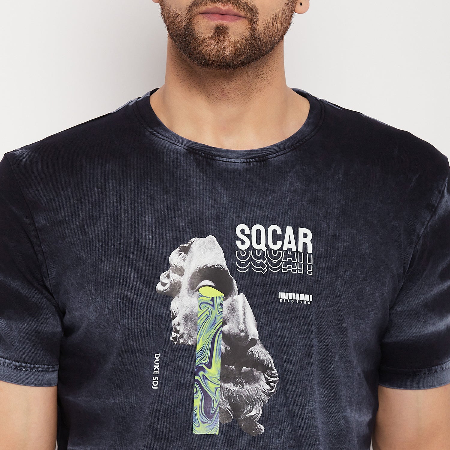 Duke Stardust Men Half Sleeve Cotton T-shirt (LF5810)