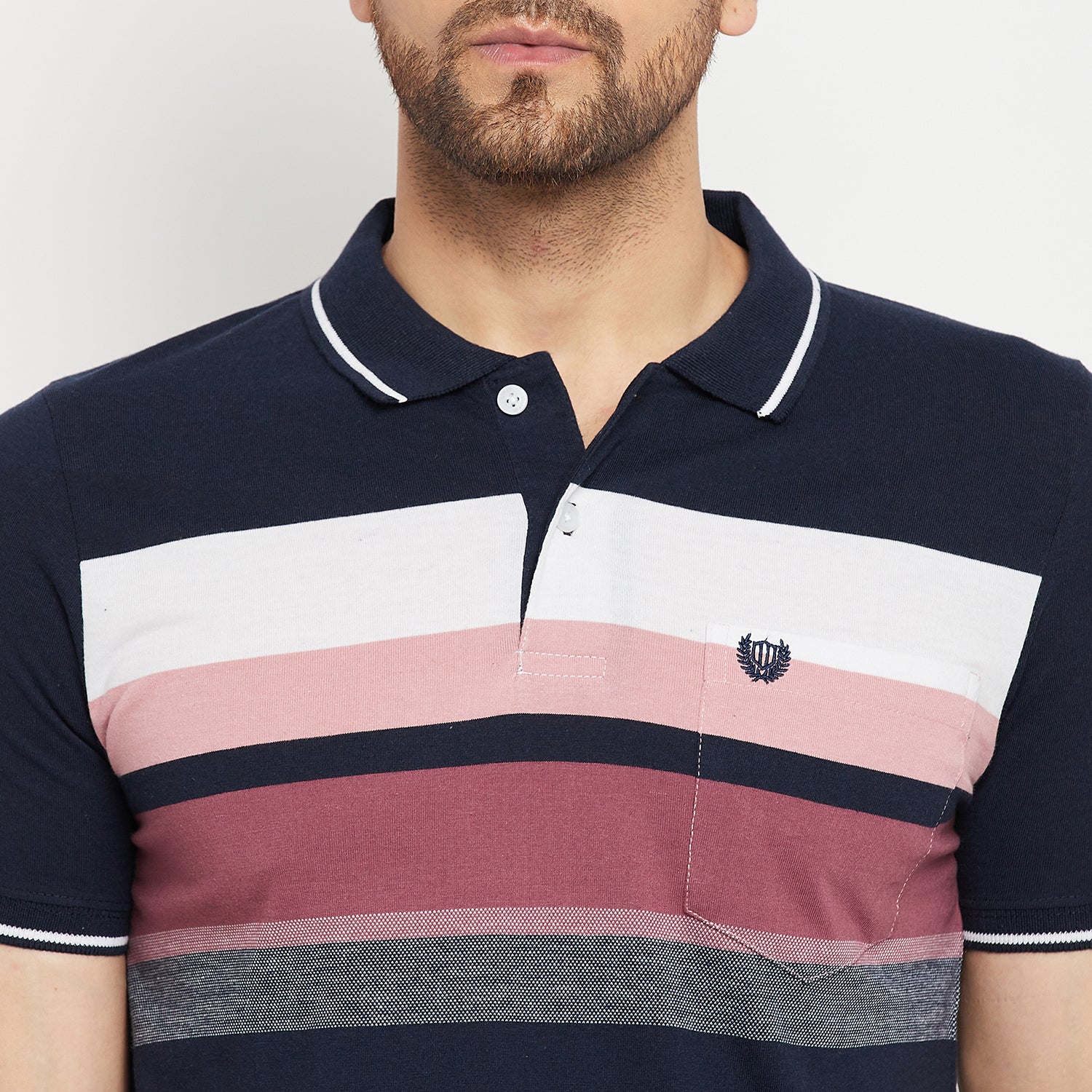 Duke Stardust Men Half Sleeve Polo Neck Cotton T-shirt (LF5804)
