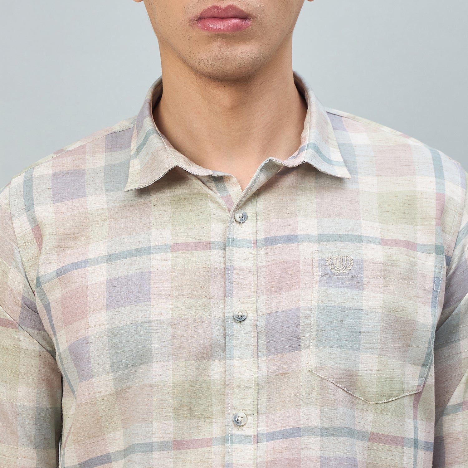 Duke Urban Men Checkered Pure Cotton Slim Fit Casual Full Sleeve Shirt (SDO7PRCN)