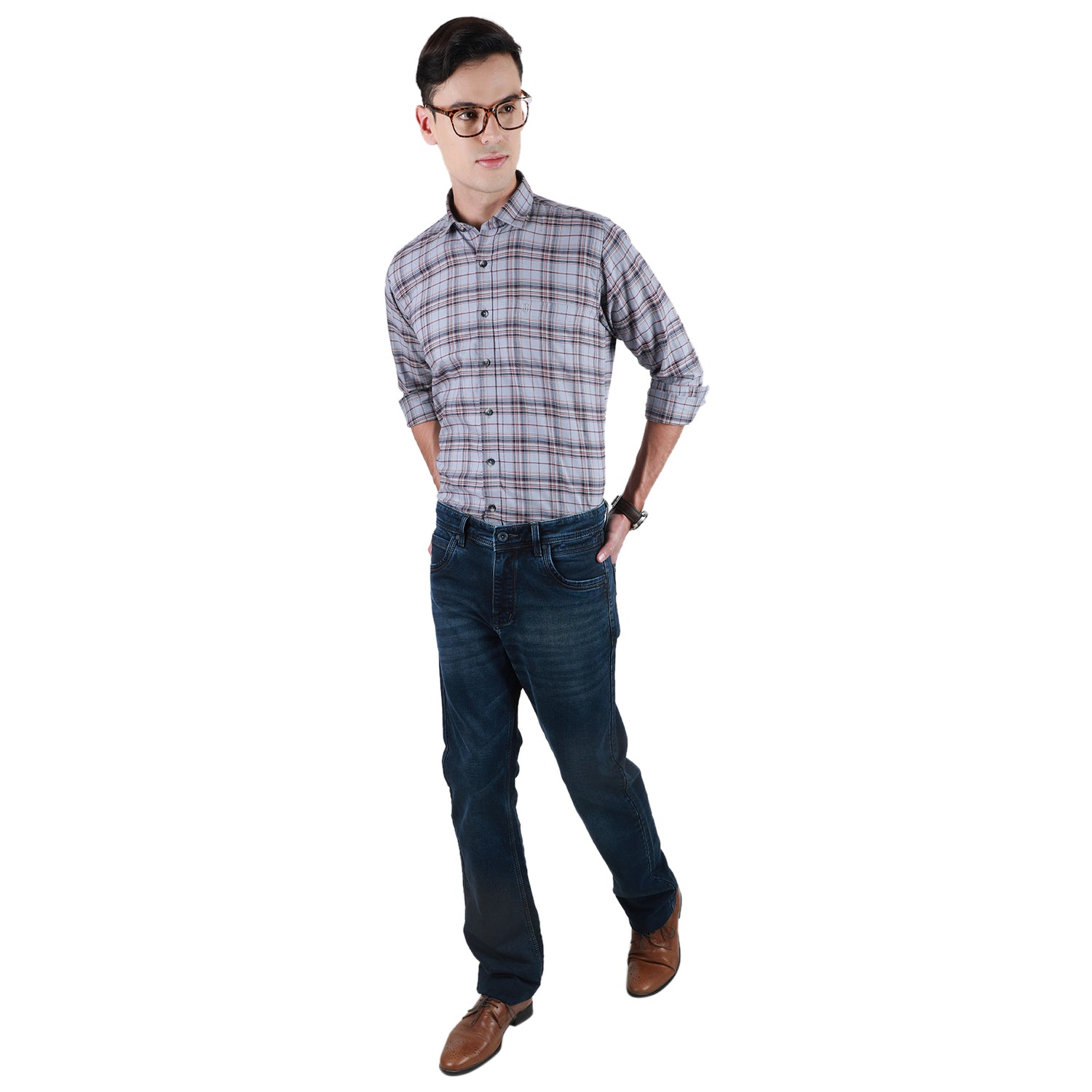 Duke Urban Men Full Sleeve Cotton Shirt (SDO8CKOK)