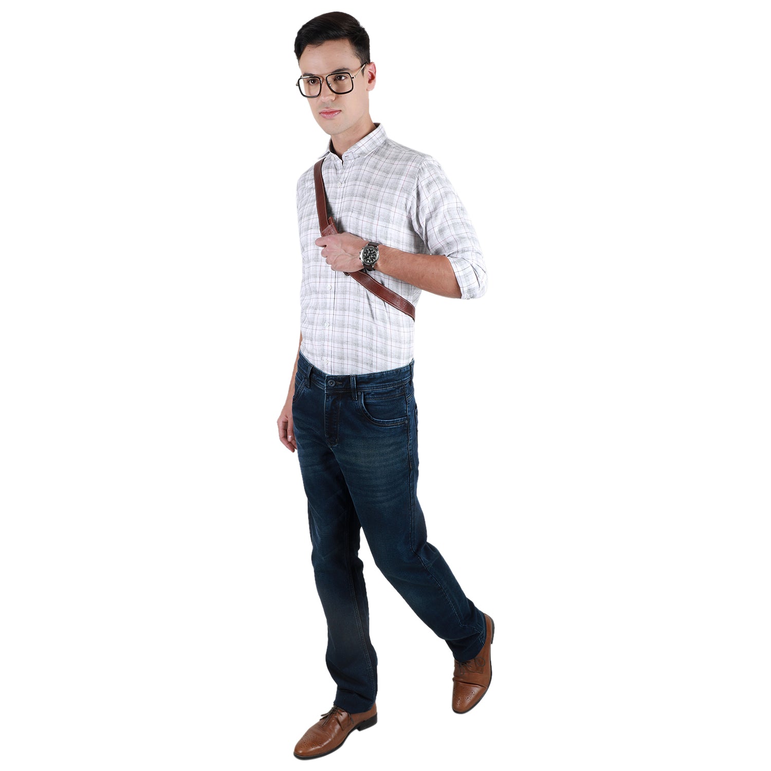 Duke Urban Men Full Sleeve Cotton Shirt (SDO8CKLF)