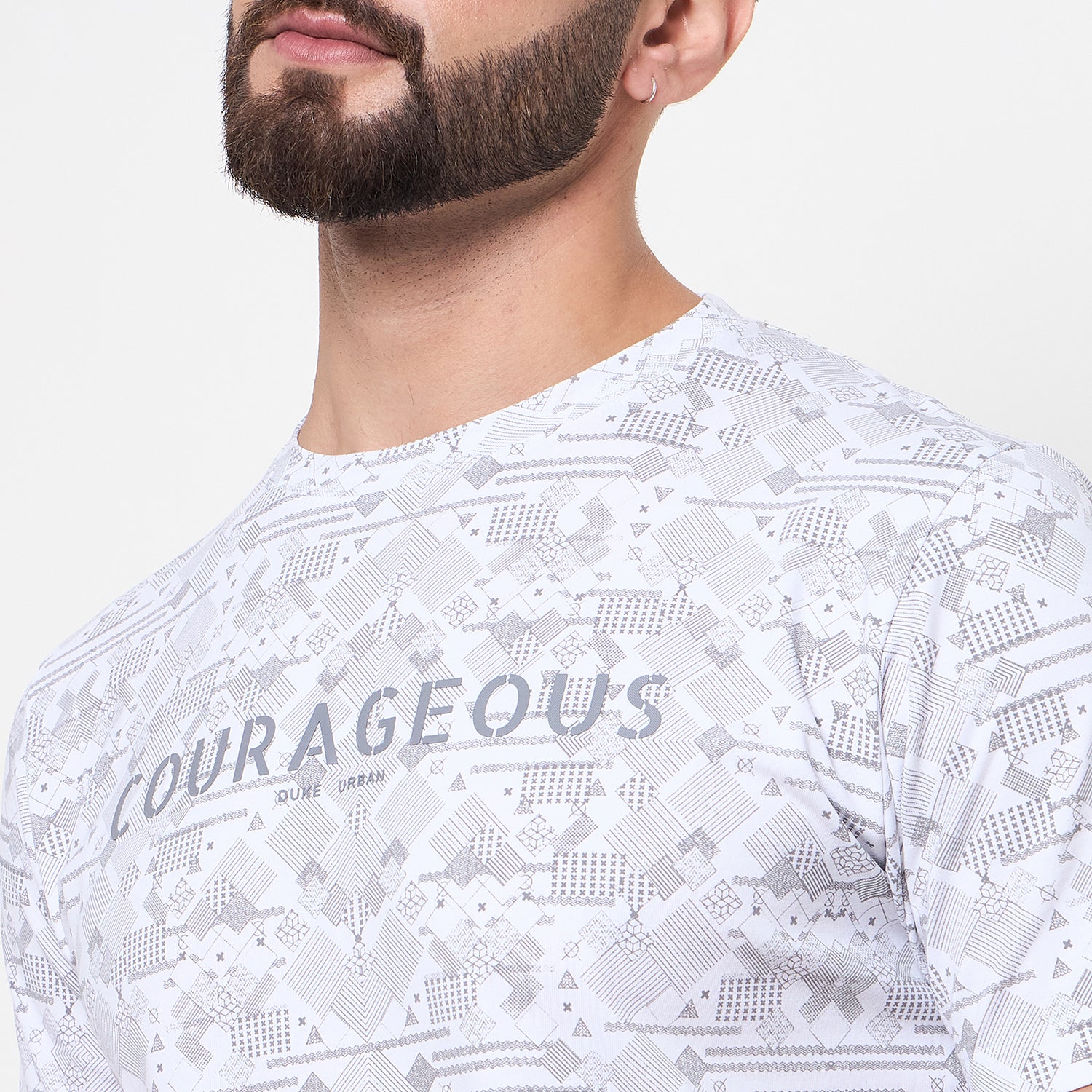 Duke Urban Men Half Sleeve Cotton Tshirt (MLF7166)