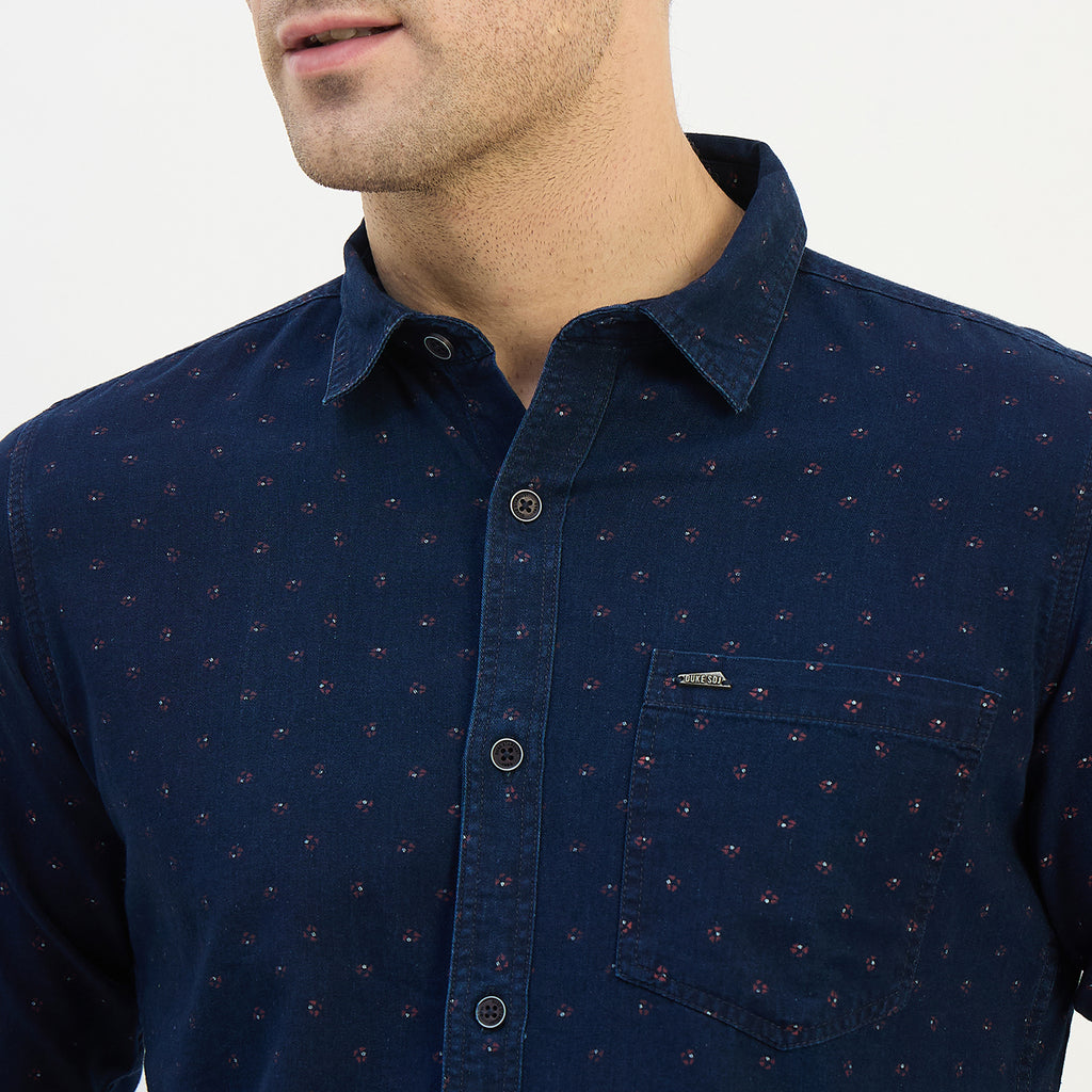 Duke Urban Men Full Sleeve Cotton Shirt (SDO9107)