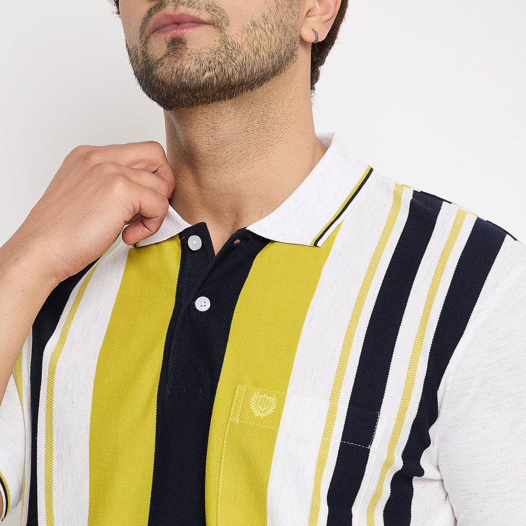 Duke Stardust Men Half Sleeve Cotton T-shirt (LF7258)