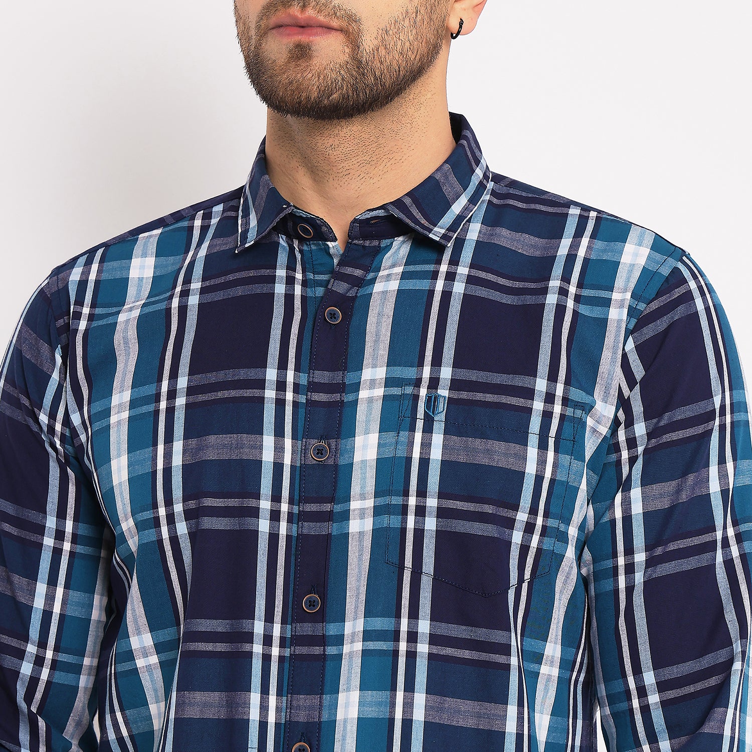 Duke Urban Men Full Sleeve Cotton Shirt (SD5CKR)