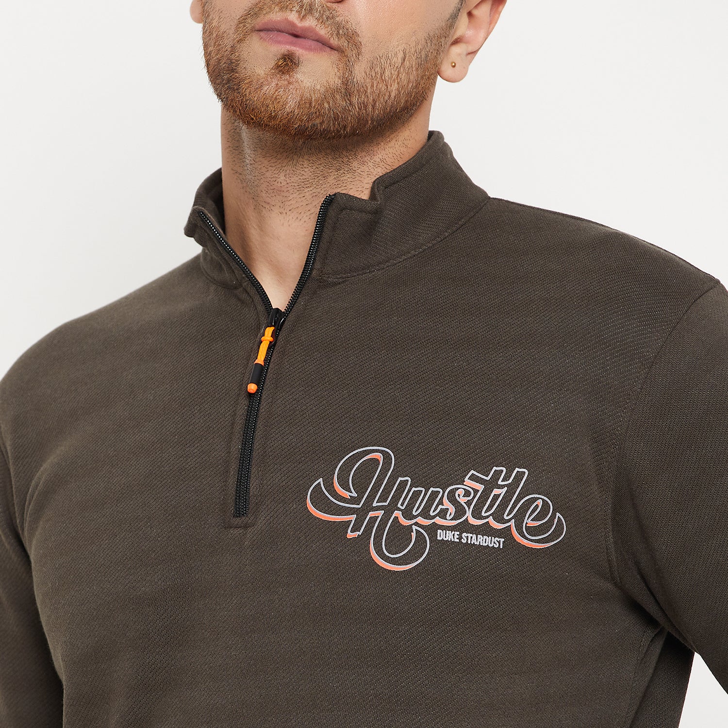 Duke Urban Men Half Zip Sweatshirt (LF6332)