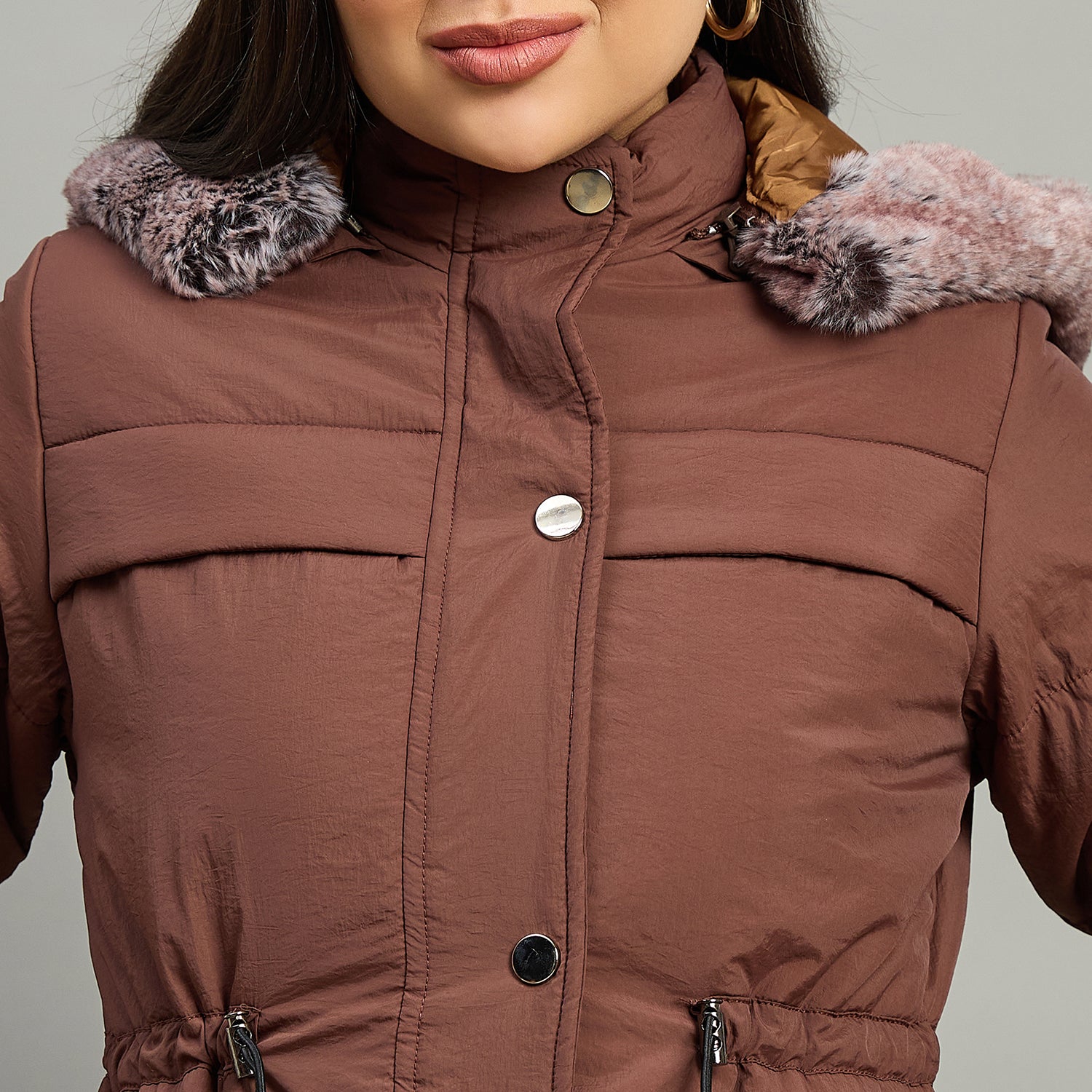 Duke Urban Women Short Style Full Sleeve Hooded Jacket (SDZ4111)