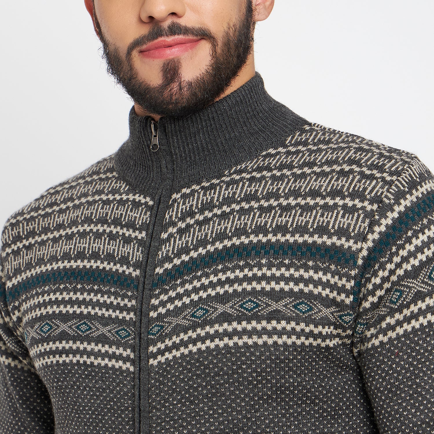 Duke Urban Men Full Sleeve High Neck Pullover (SDS2082)