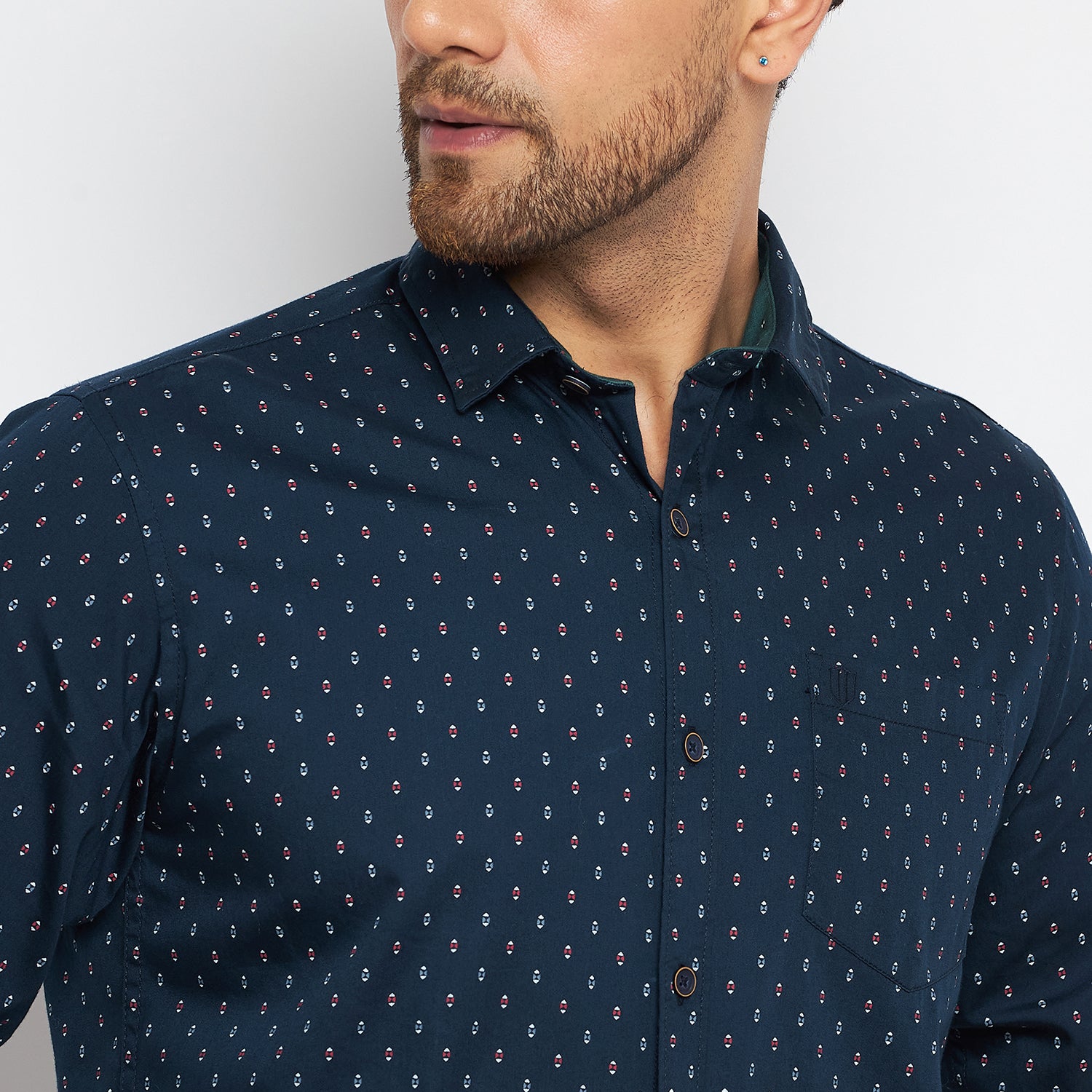 Duke Stardust Men Full Sleeve Cotton Shirt (SDO5PRT)