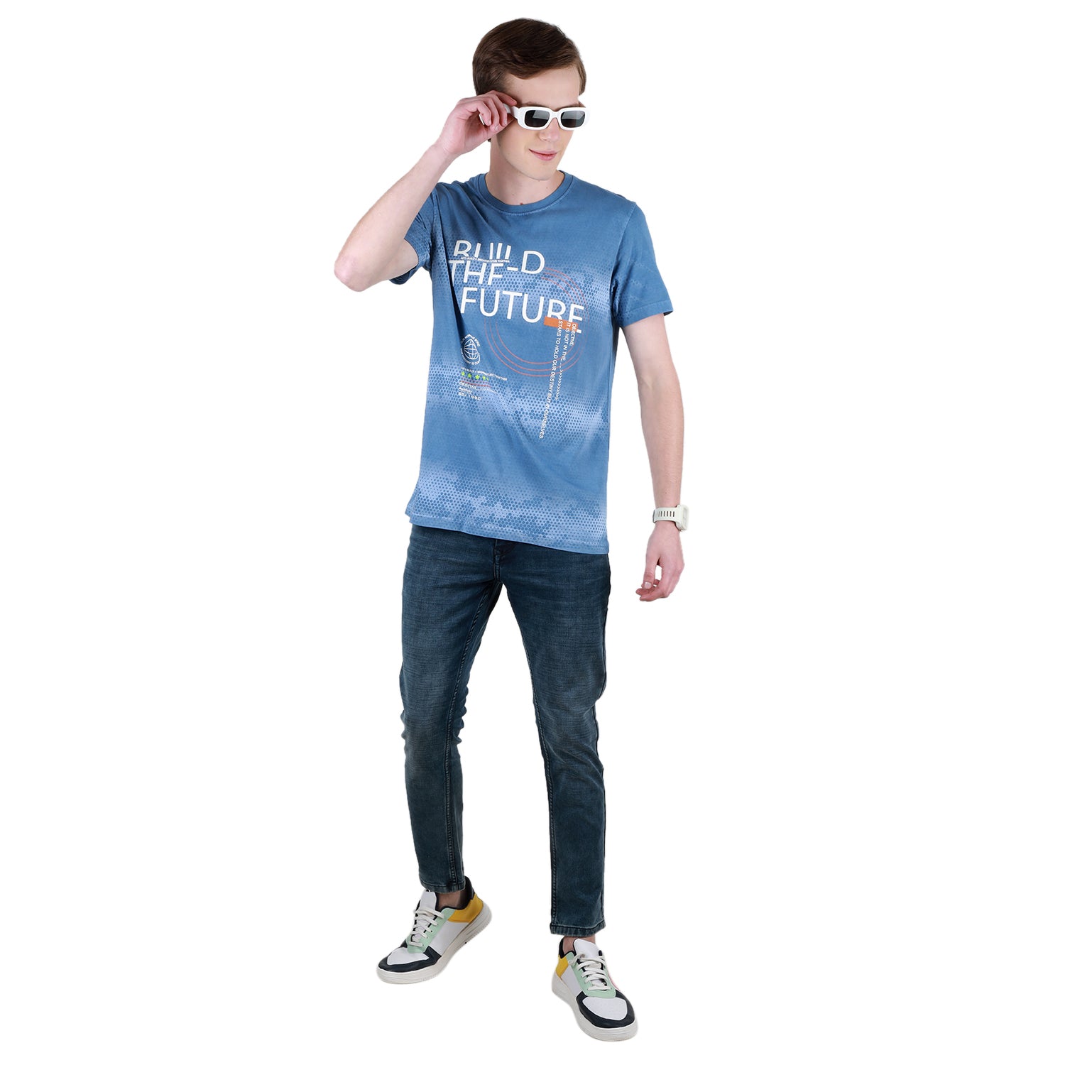 Duke Urban Men Half Sleeve Cotton Tshirt (LF7135)