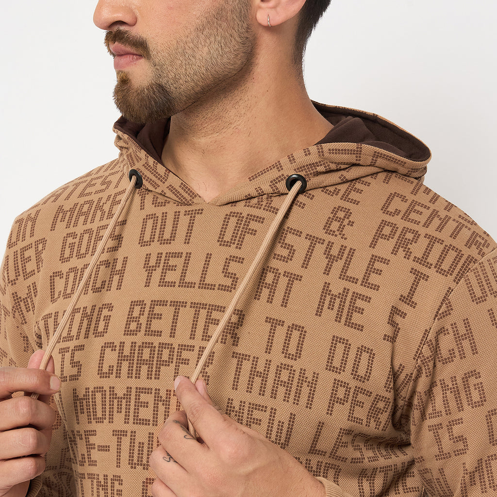 Duke Urban Men Full Sleeve Hooded Reversible Sweatshirt (LF6441)