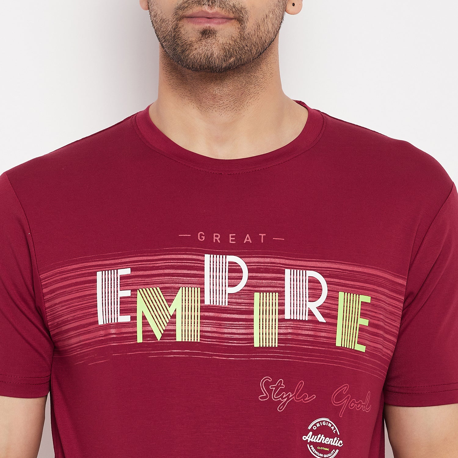 Duke Stardust Men Round Neck Half Sleeve Cotton T-shirt (LF5868)