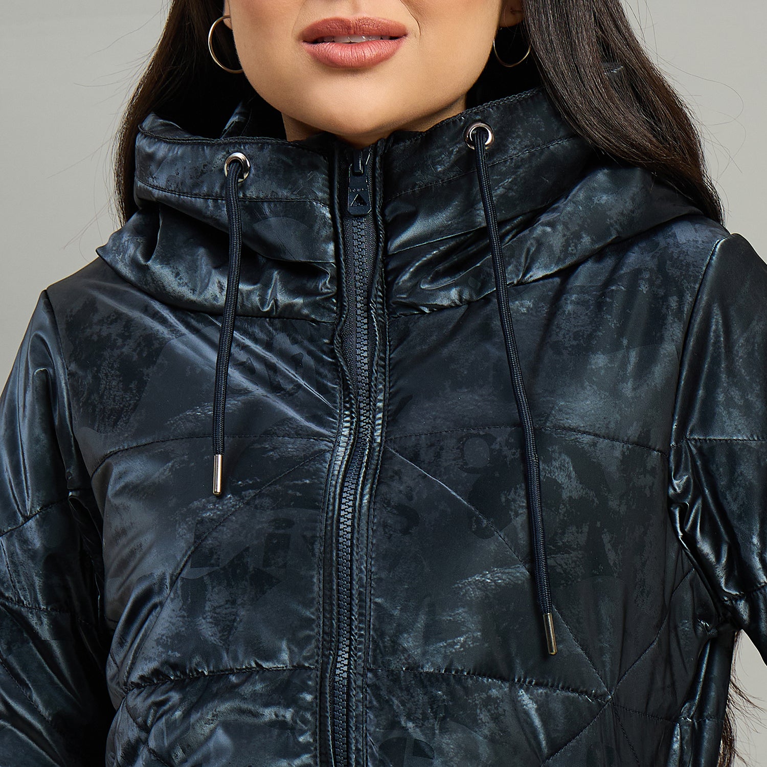 Duke Urban Women Short Style Hooded Bomber Jacket (SDZ4169)
