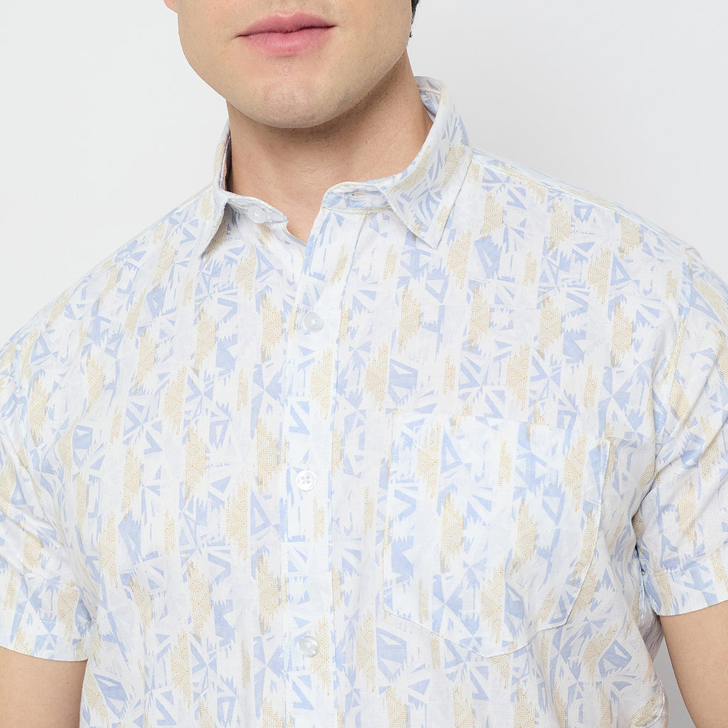 Duke Urban Men Half Sleeve Cotton Shirt (SDO4PRAI)