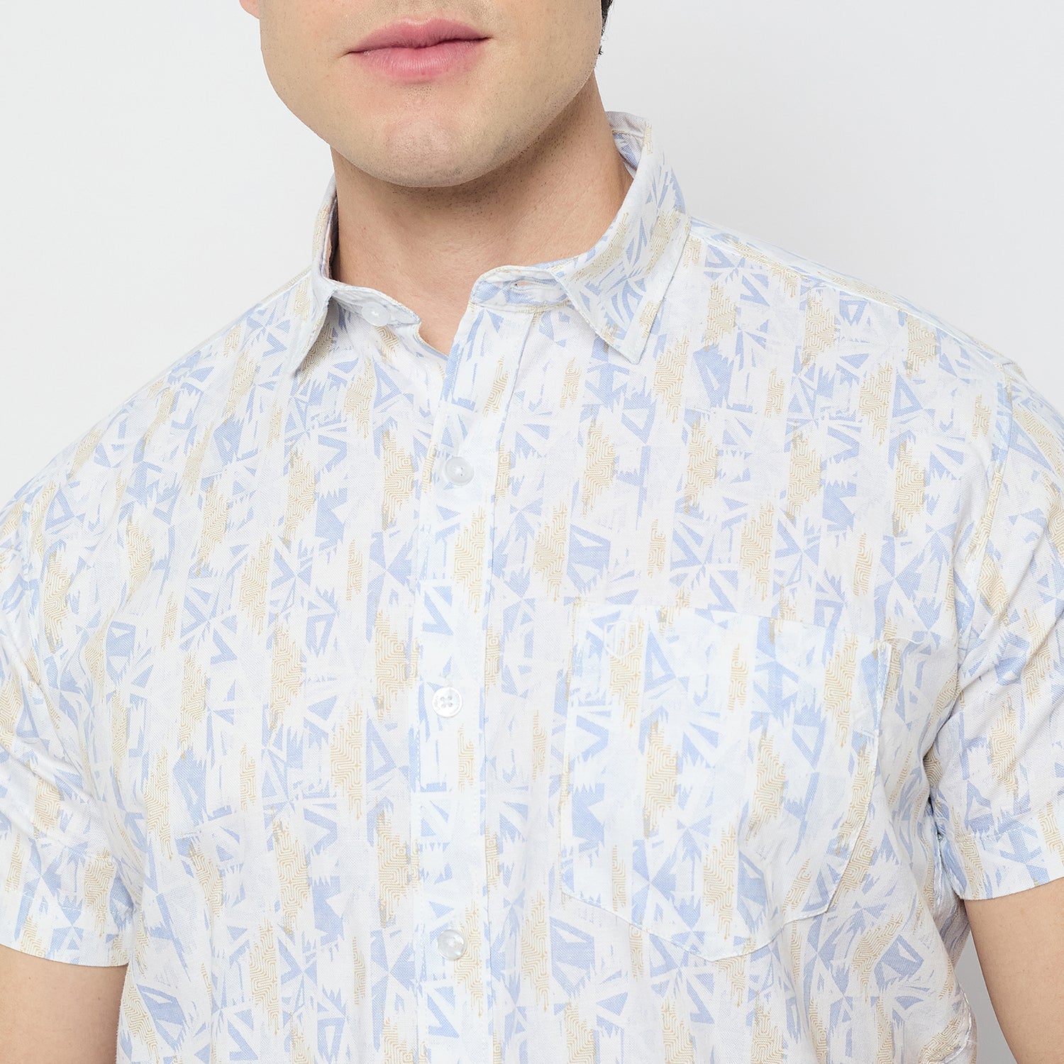 Duke Urban Men Half Sleeve Cotton Shirt (SDO4PRAI)