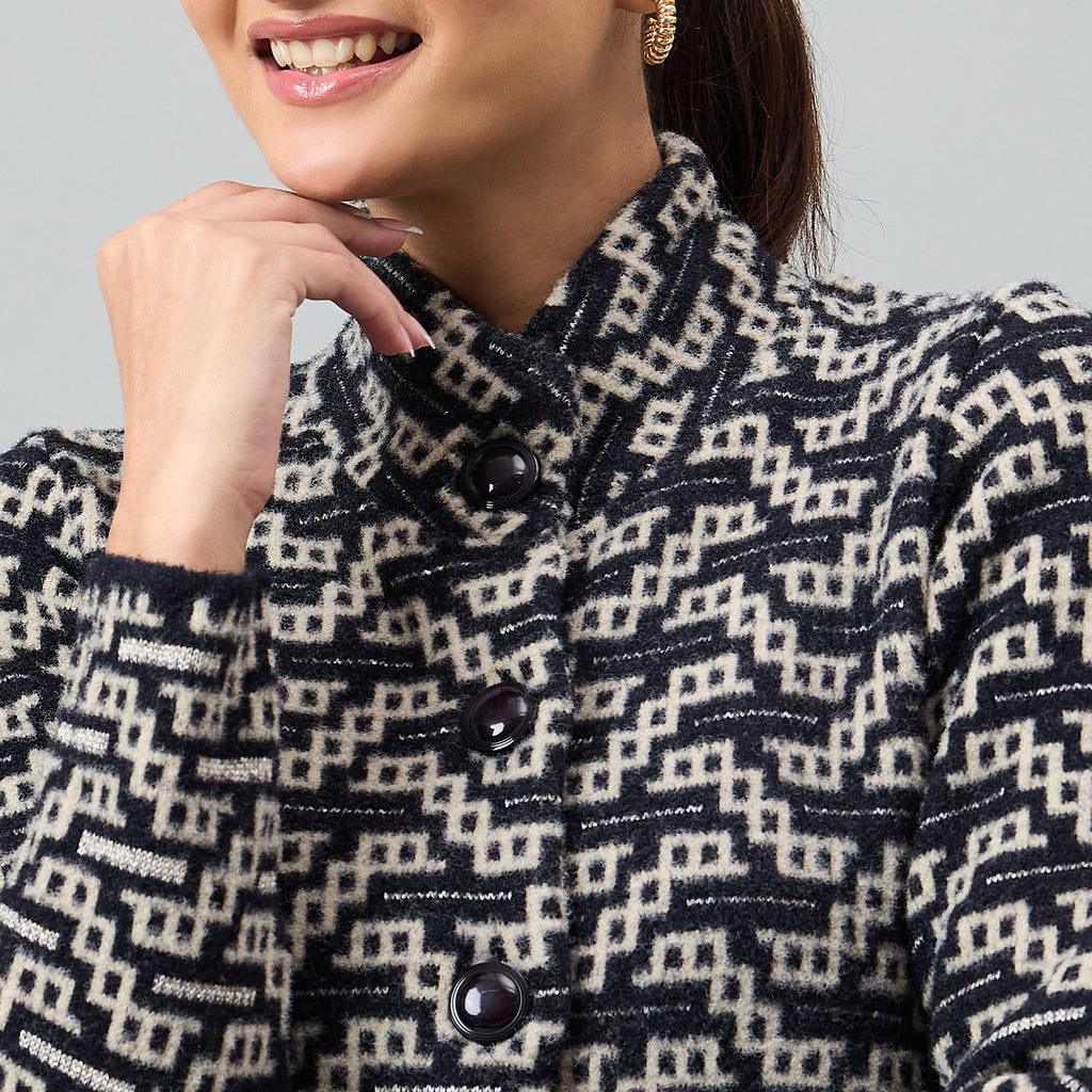 Duke Urban Women Long Coat Regular Sweater (SDS1325)