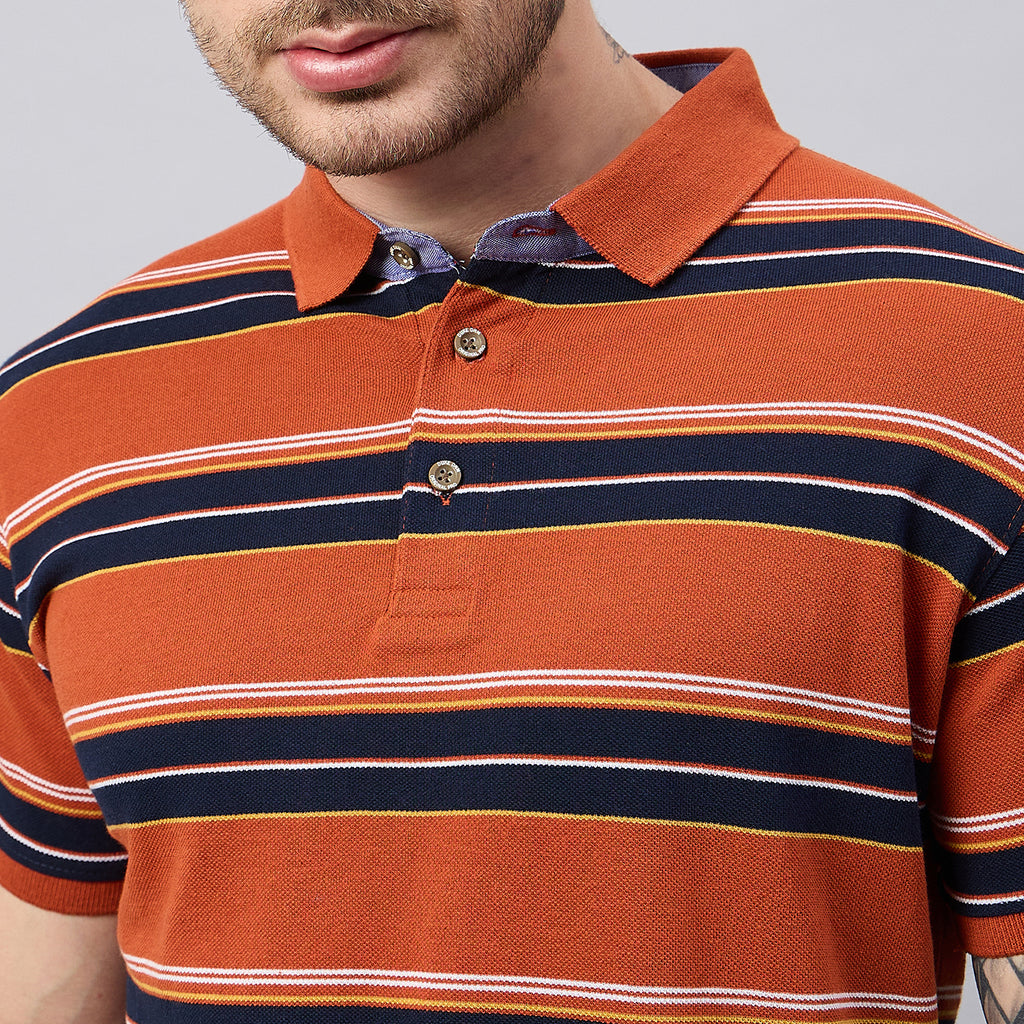 Duke Urban Men Half Sleeve Cotton Polo Tshirt (ON1426)