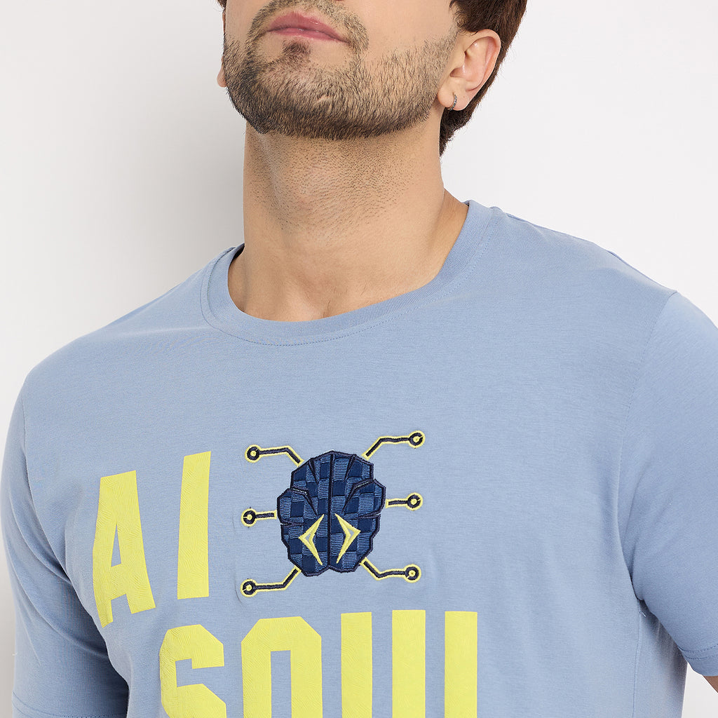 Duke Urban Men Half Sleeve Cotton T-Shirt  (MLF7282)