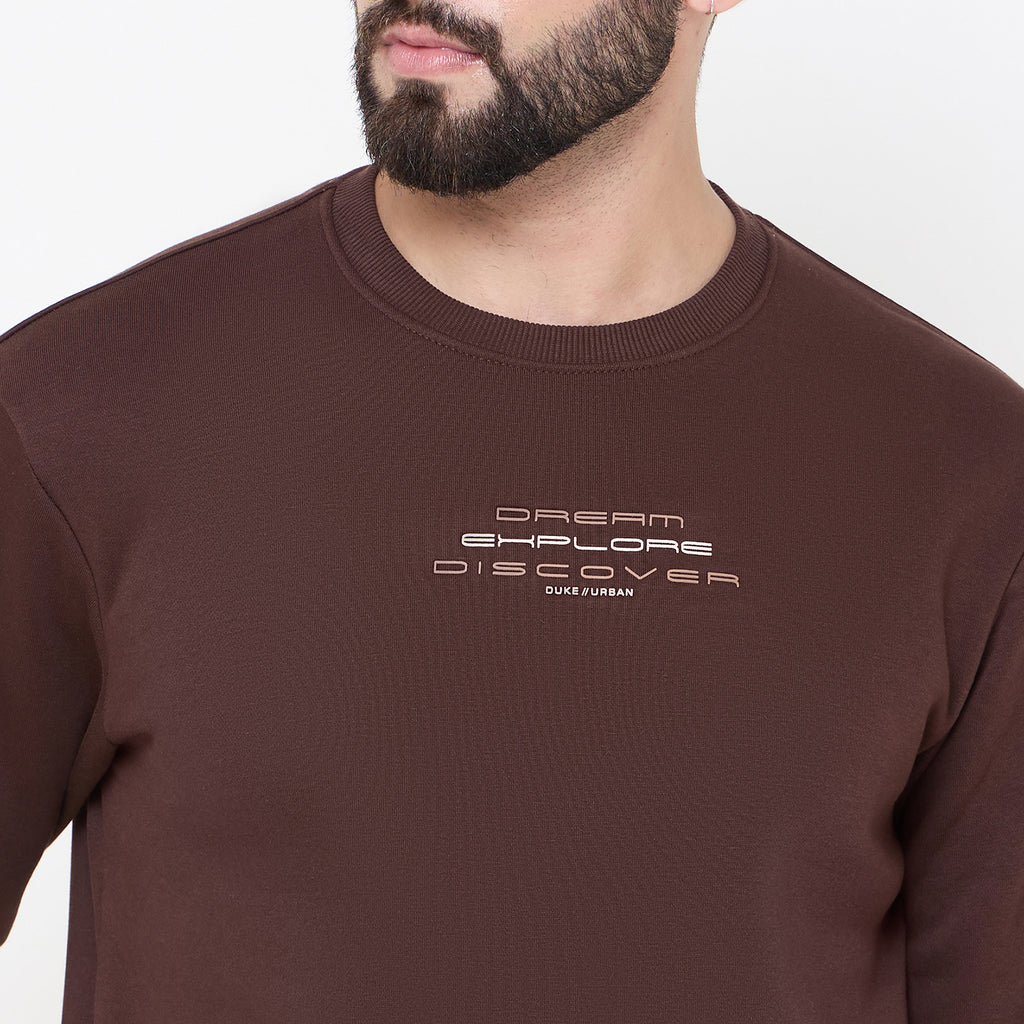 Duke Urban Men Solid Sweatshirt (LF6451)