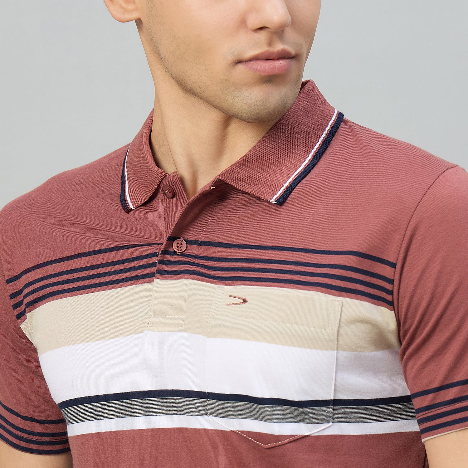 Duke Men Half Sleeve Cotton Regualr Fit Casual T-shirt (MLF1177)
