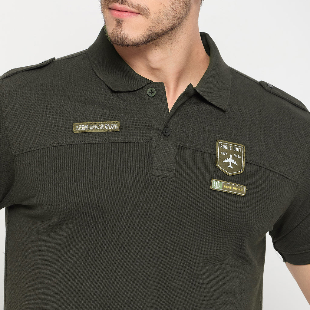 Duke Urban Men Half Sleeve Cotton T-shirt (LF7294)
