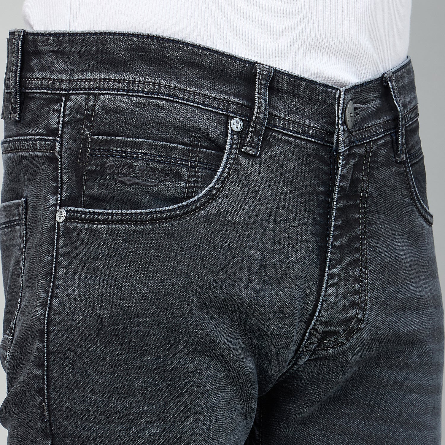 Duke Men Smart fit Stretchable Jeans (SDD9211A)