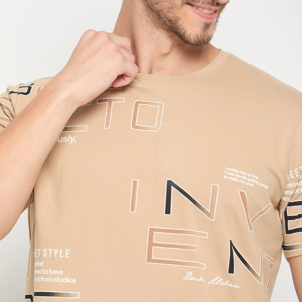 Duke Urban Men Half Sleeve Cotton T-shirt (LF7248)