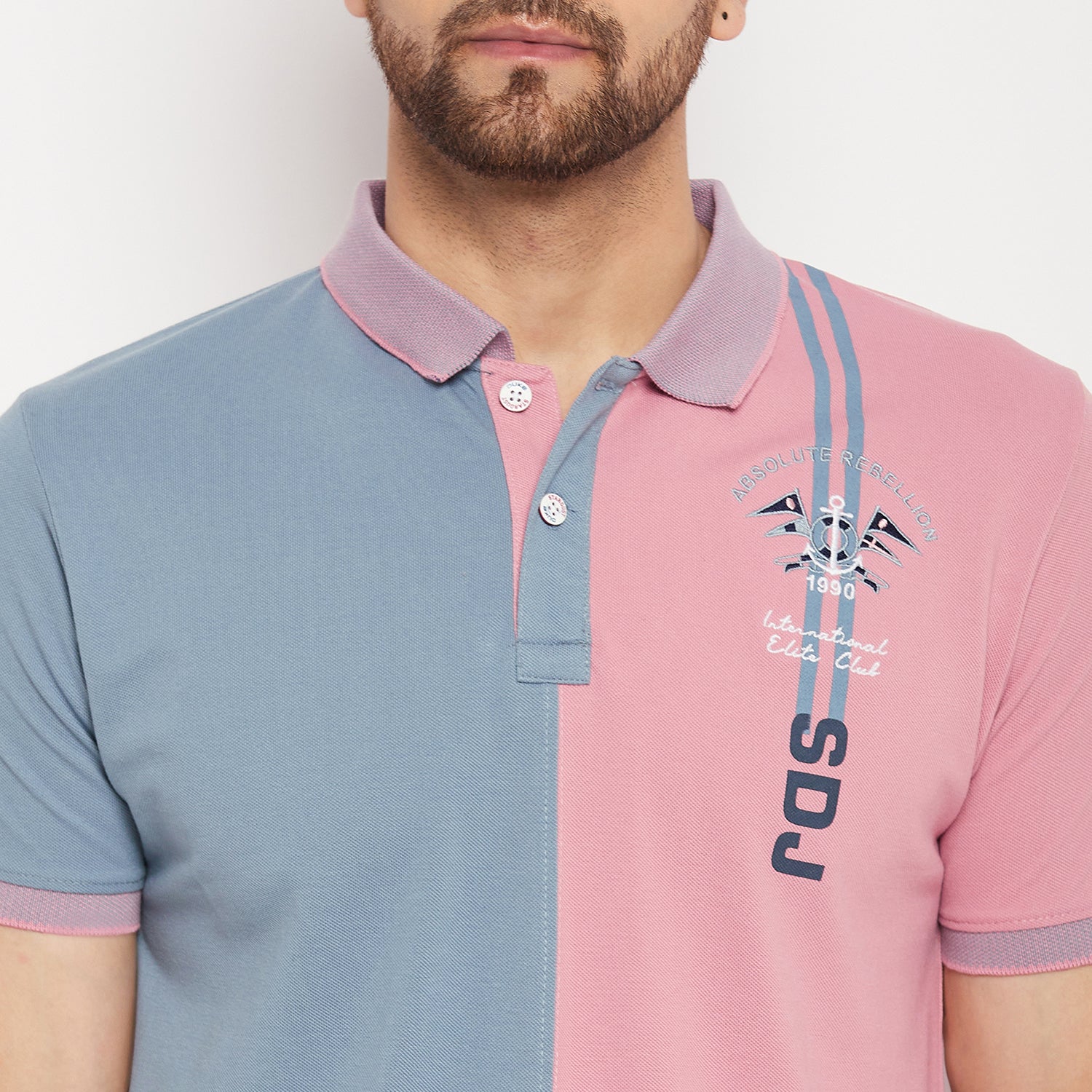 Duke Stardust Men Half Sleeve Cotton T-shirt (LF5853)