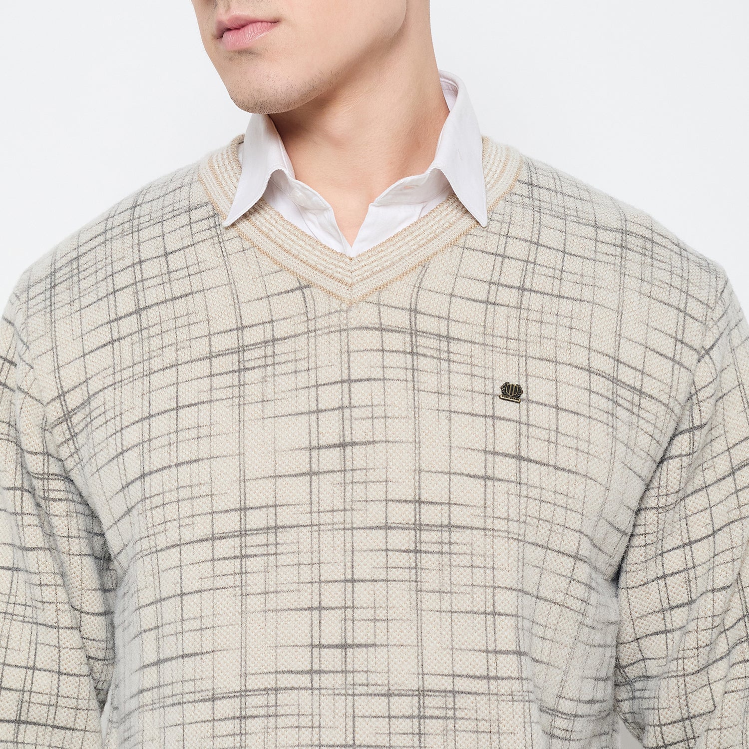 Duke Urban Men Full Sleeve V Neck Sweater (SDS2233)