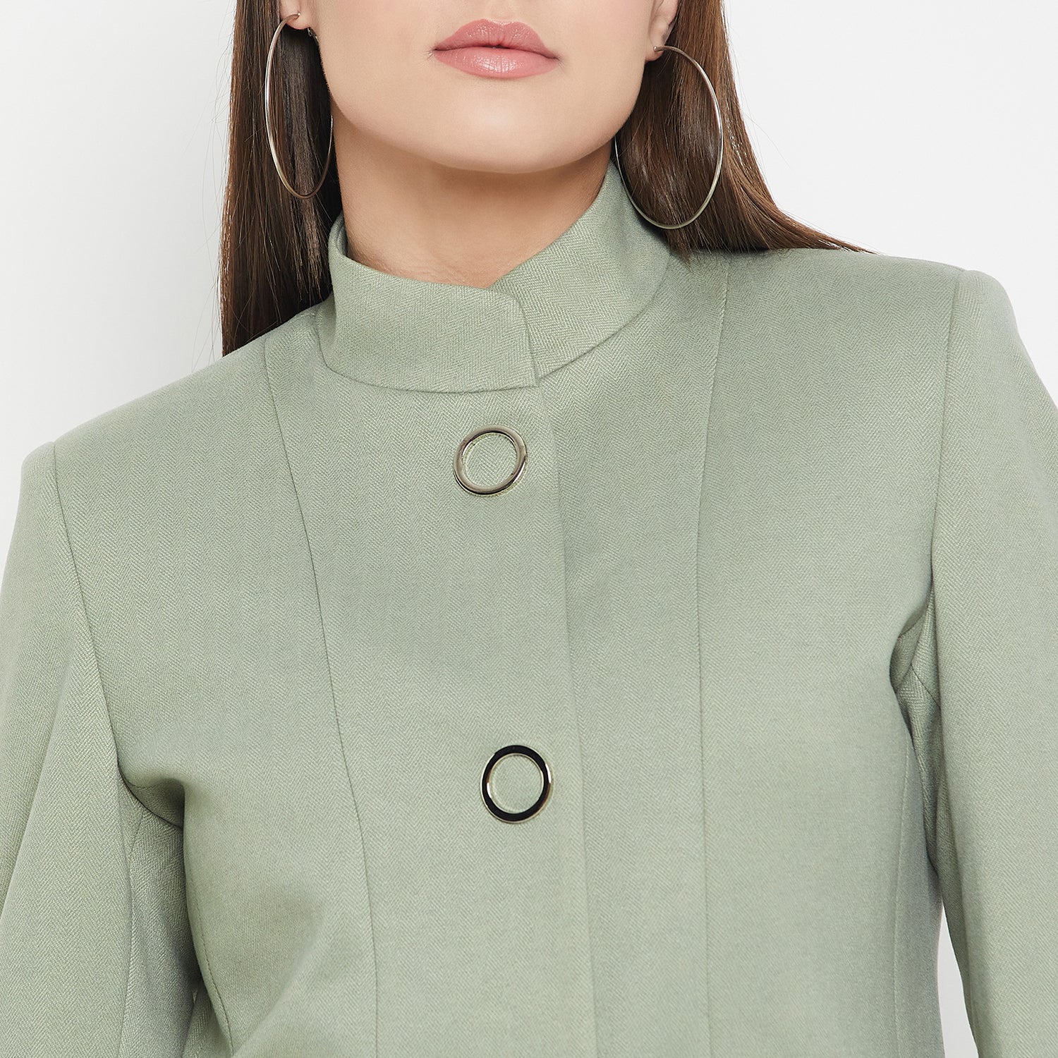 Duke Urban Women Full Sleeve Long Coat (SDZ4107)