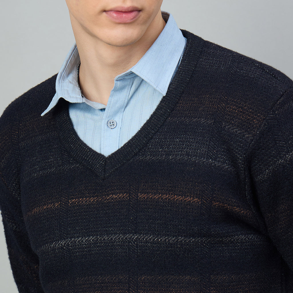 Duke Men V Neck Regular Sweater (SDS2246)