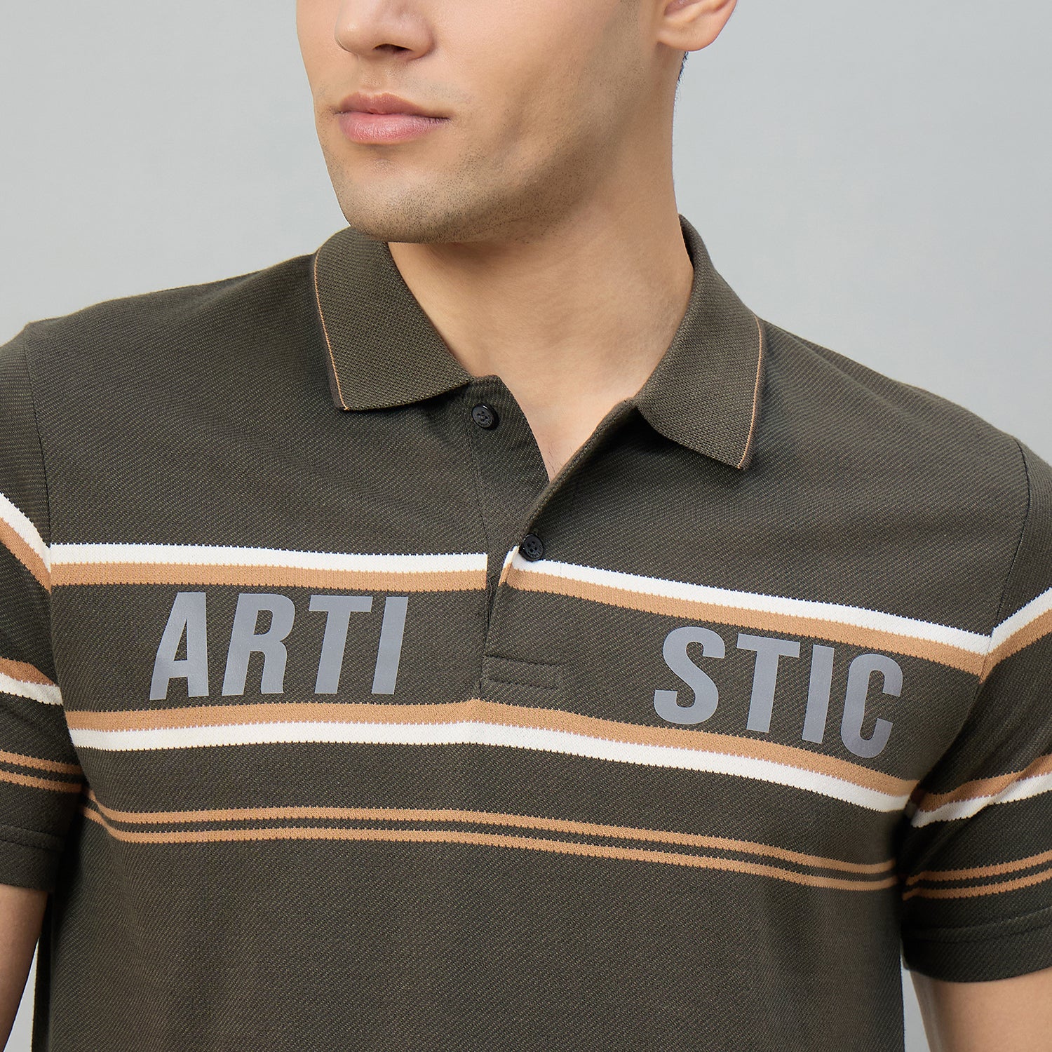 Duke Men Half Sleeve Cotton Regualr Fit Casual T-shirt (LF7637)
