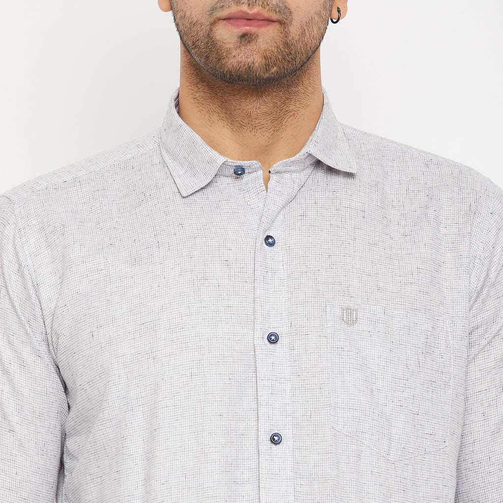 Duke Men Stardust Cotton Full Sleeve Shirt (SDO8PCDL)