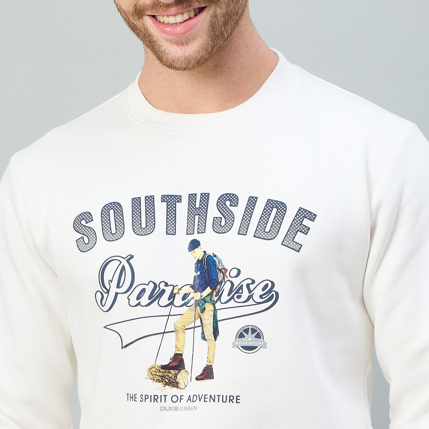 Duke Urban Men Round Neck Regular Sweatshirt (LF6346)