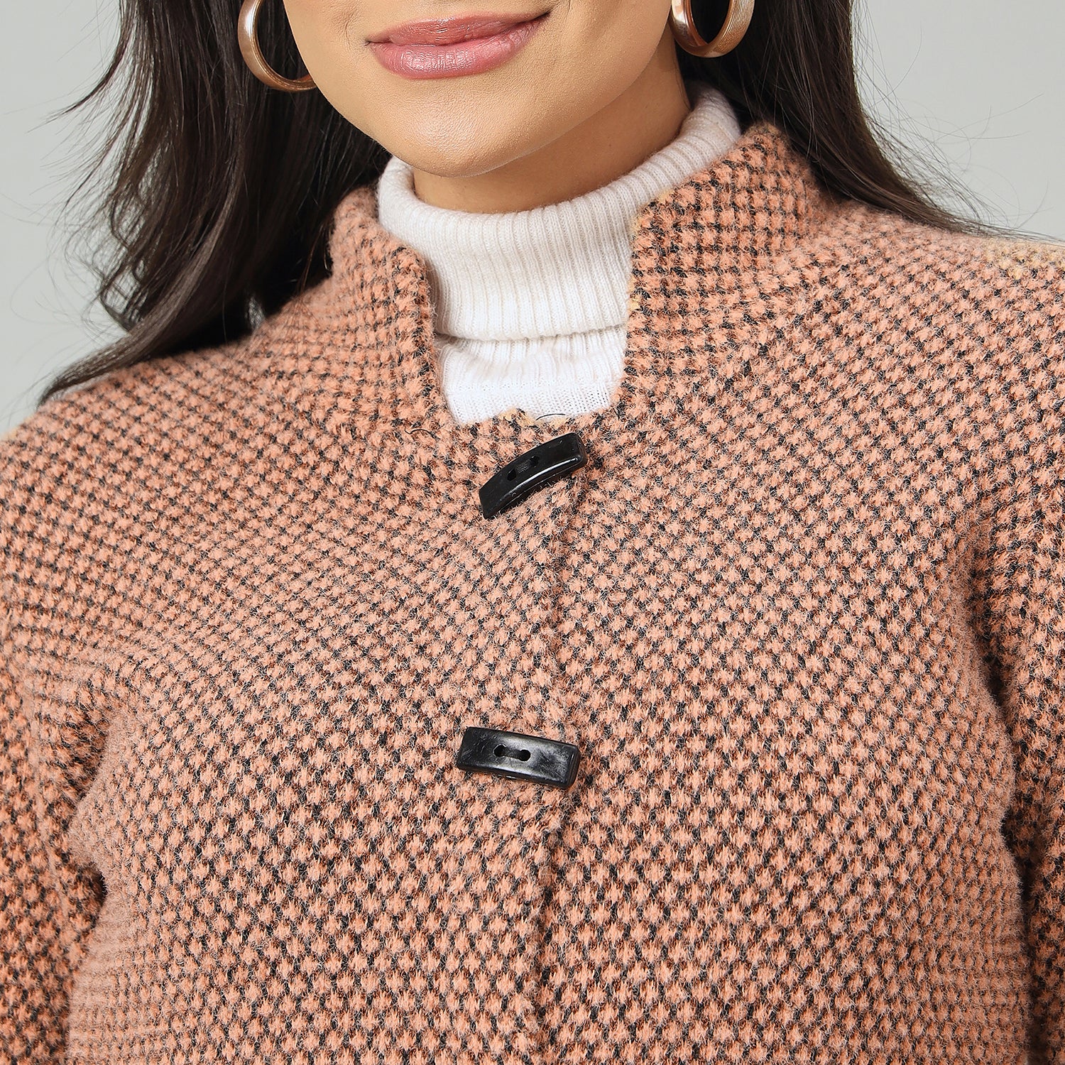 Duke Urban Women Long Coat Shortstyle Sweater (SDS1329)