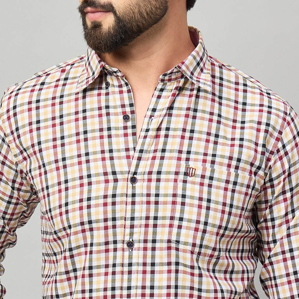 Duke Urban Men Full Sleeve Cotton Shirt (SDO5CKBE)