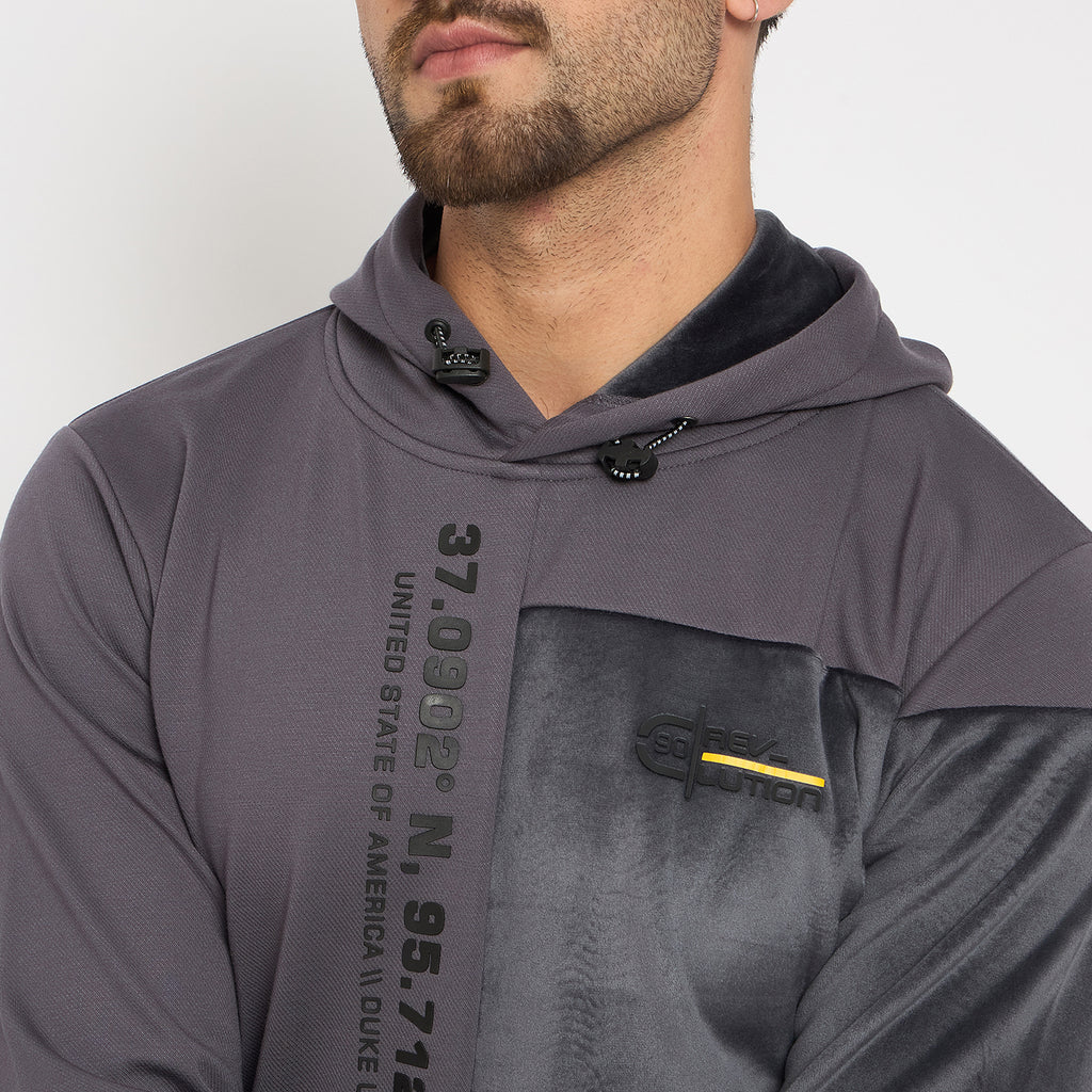 Duke Urban Men Full Sleeve Hooded Sweatshirt (LF6418)