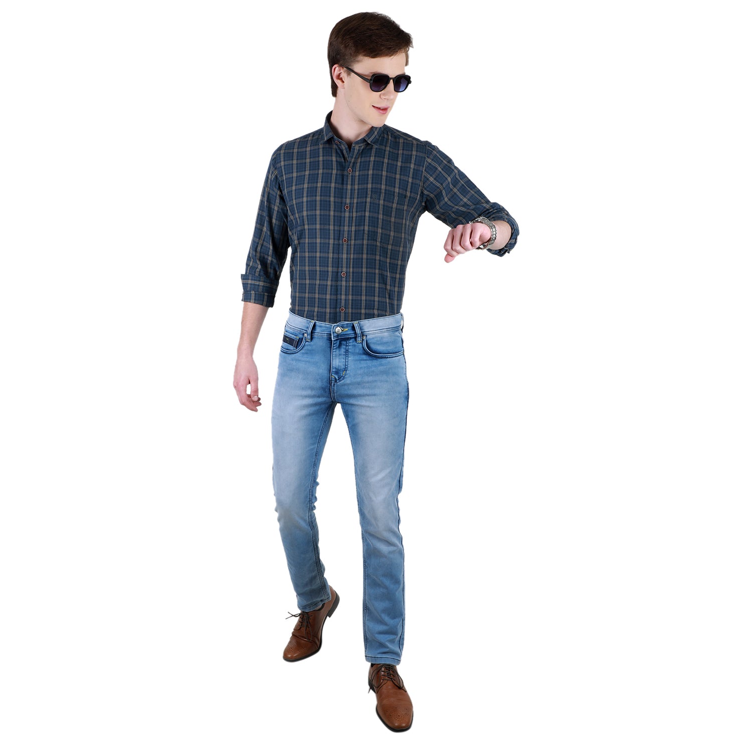 Duke Urban Men Full Sleeve Cotton Shirt (SDO8CKTY)