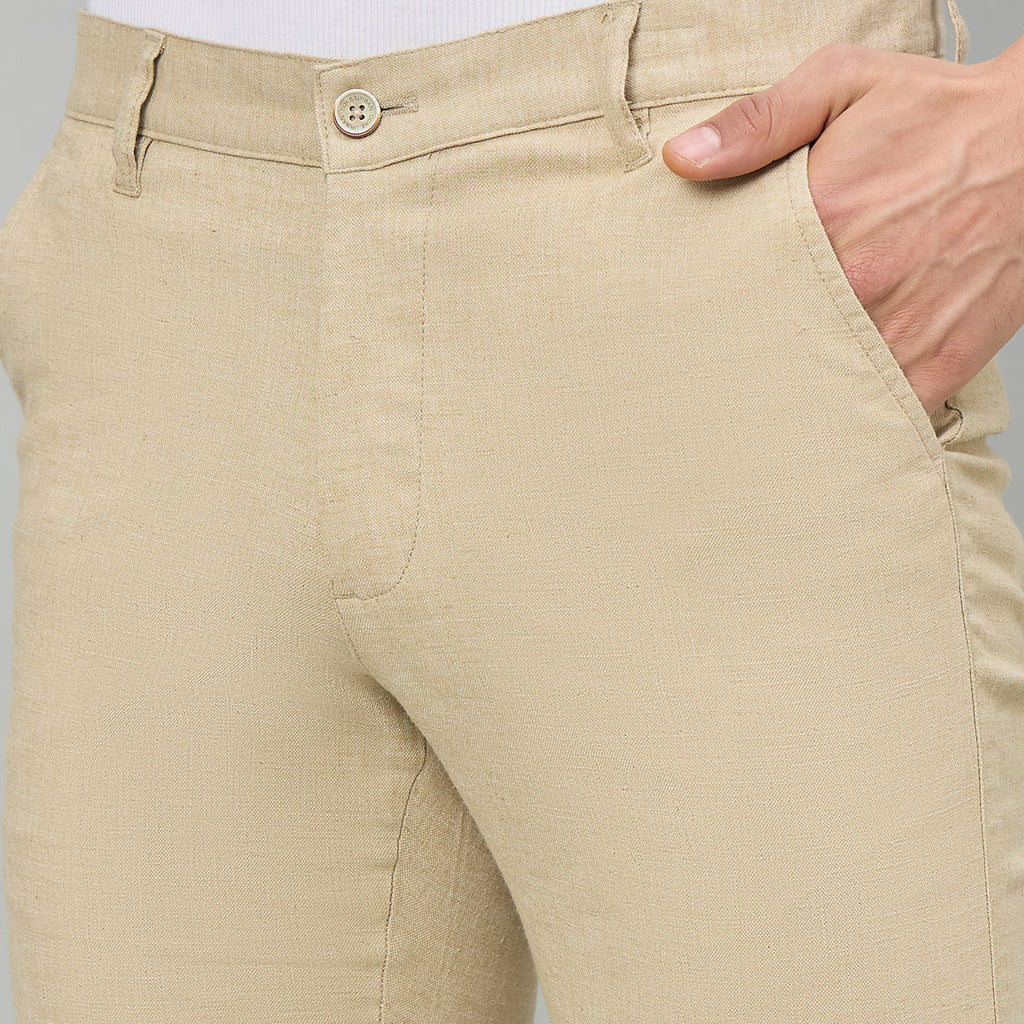 Duke Men Flatfront Narrow fit Casual Chinos Trouser (SDT4653)