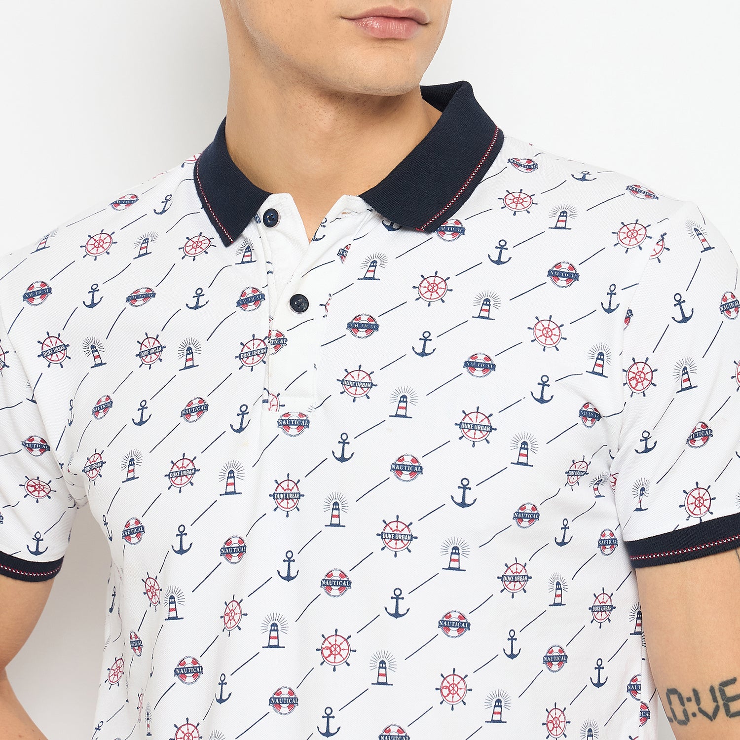 Duke Urban Men Half Sleeve Cotton Tshirt (LF7239)