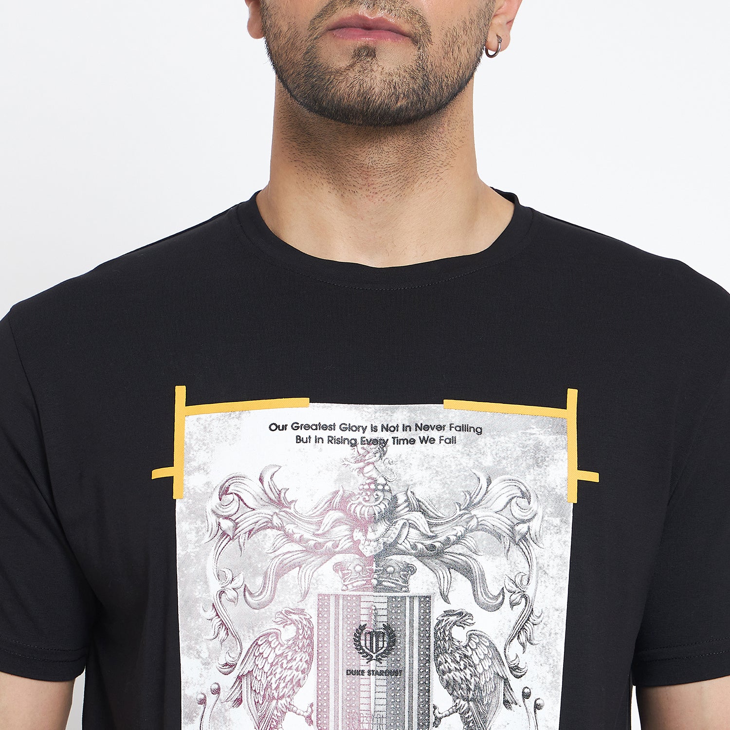 Duke Urban Men Half Sleeve Cotton T-shirt (MLF7079)
